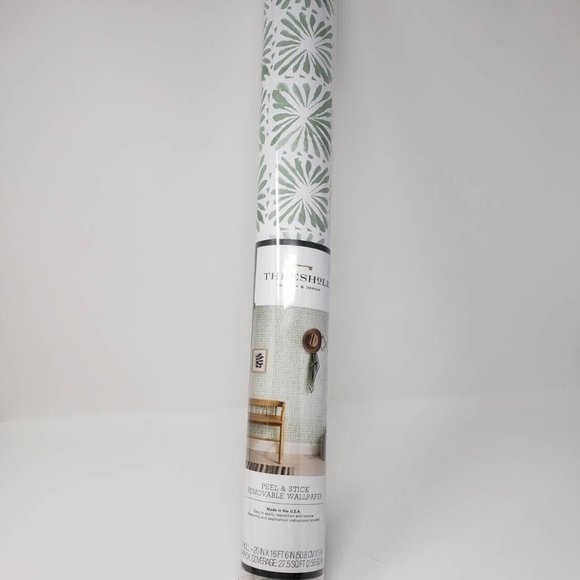 Threshold Accents Threshold Peel Stick Removable Wallpaper White